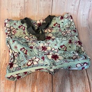 NWT H&H Top Lass Foldable Tote Bag "I'm a Hairdresser" Floral Butterfly